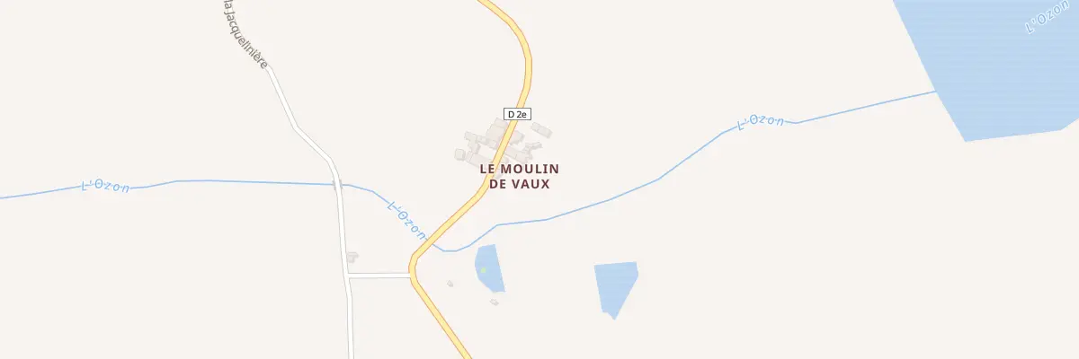 Plan du 7 Le Moulin de Vaux à Archigny