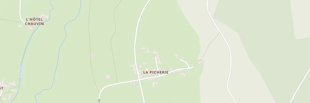 Plan du 205 La Picherie à La Chapelle-Montligeon