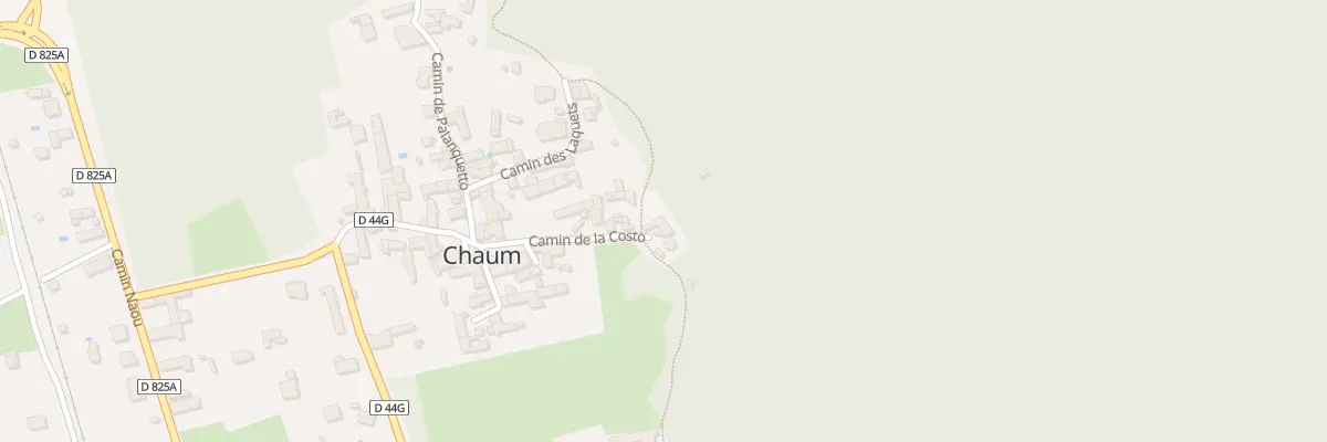 Plan du 2 Cami de la Costo à Chaum