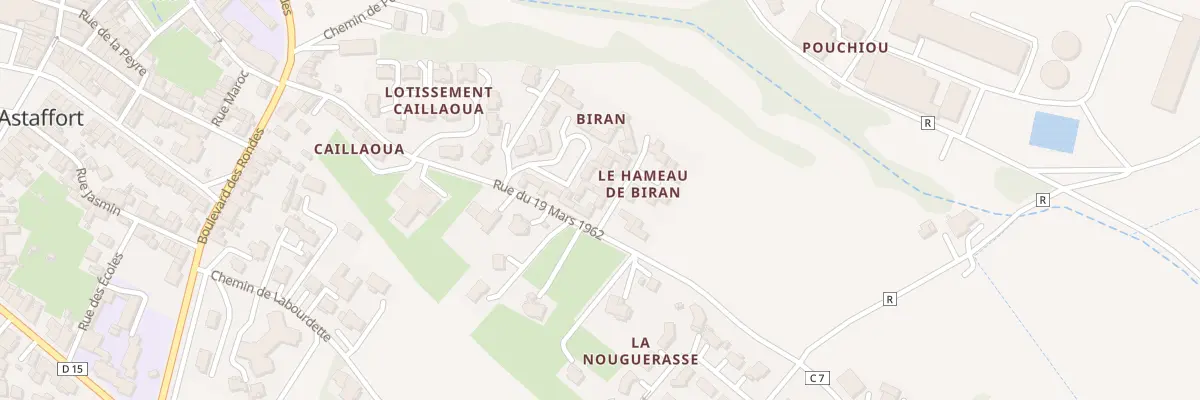 Plan du 6 Cite Biran à Astaffort