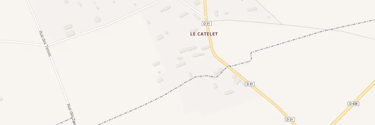 Plan du 8 Rue du Catelet à Boisney