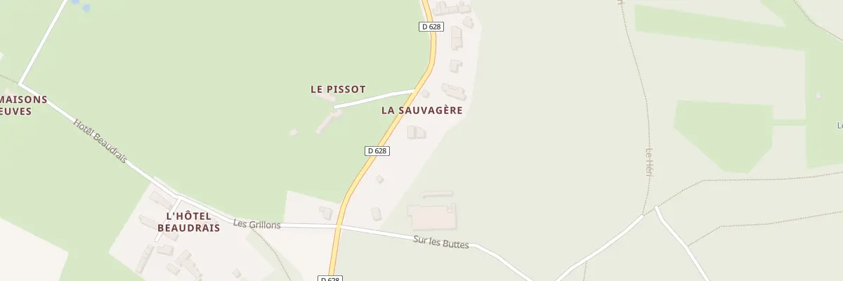 Plan du 121 La Sauvagere à La Chapelle-Montligeon