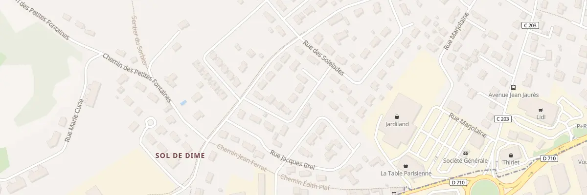 Plan du 9A Les Combeaux à Chancelade