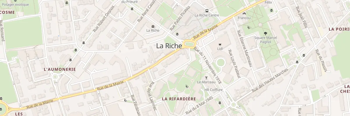 Plan du 116 Rue de la Mairie à La Riche