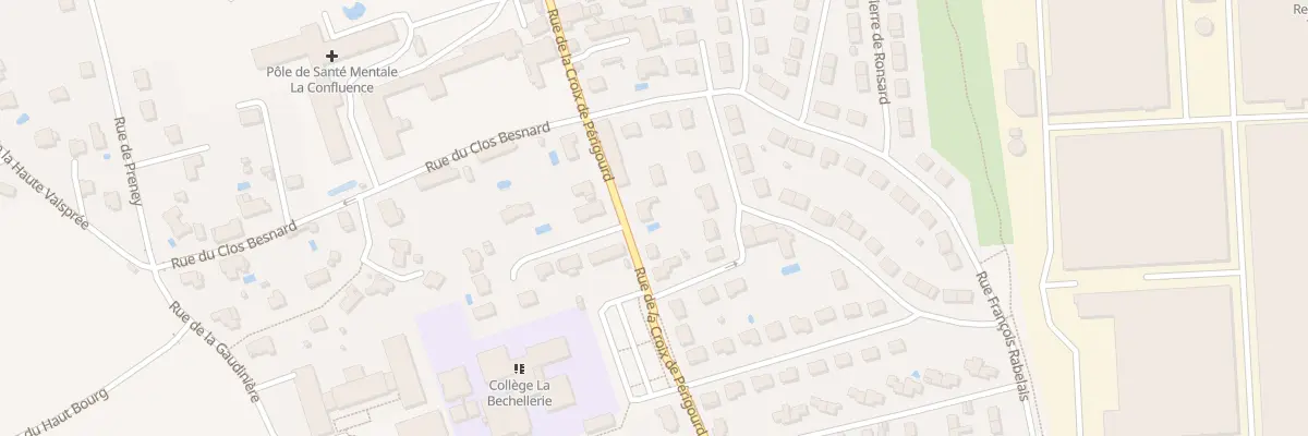 Plan du 85 Rue de la Croix de Périgourd à Saint-Cyr-sur-Loire