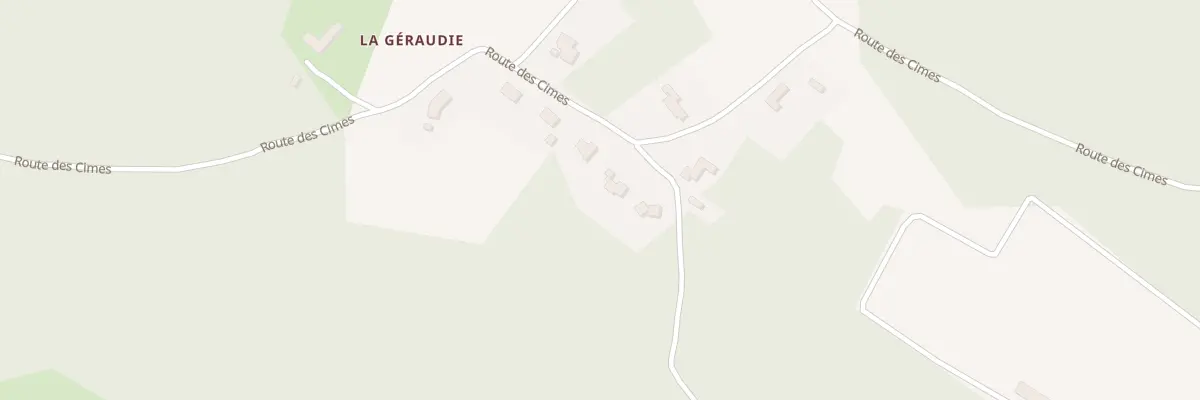 Plan du 9002 La Geraudie à Creyssensac-et-Pissot