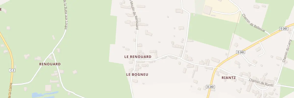 Plan du 416 Renouard à Tourouvre au Perche