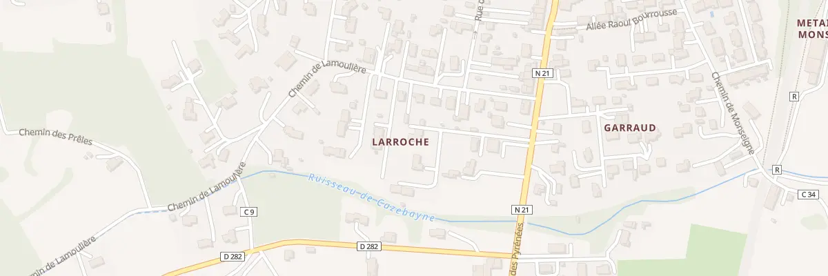 Plan du 126 Imp LARROCHE à Layrac