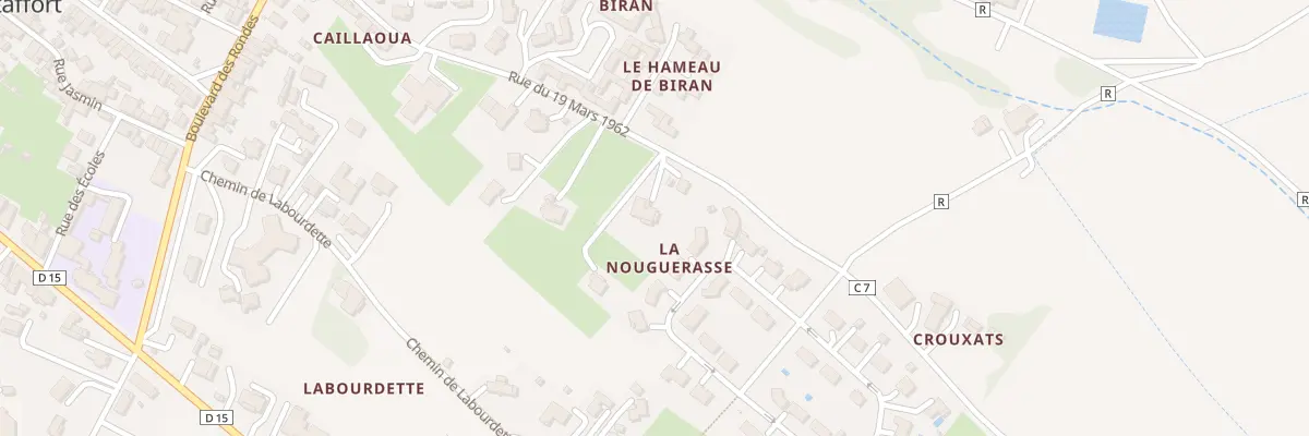 Plan du 342 Rue du Dix Neuf Mars 1962 à Astaffort