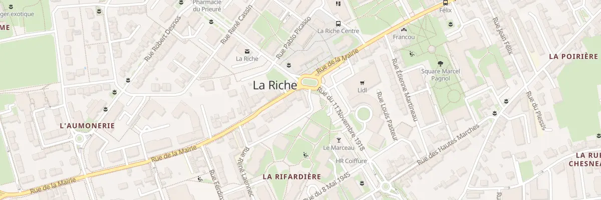 Plan du 112 Rue de la Mairie à La Riche