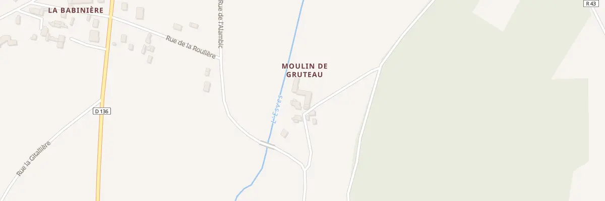 Plan du 38 Moulin de Gruteau à Marcé-sur-Esves