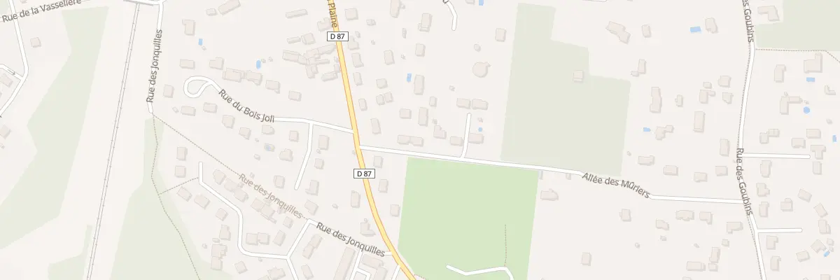 Plan du 5 All des Mûriers à Monts