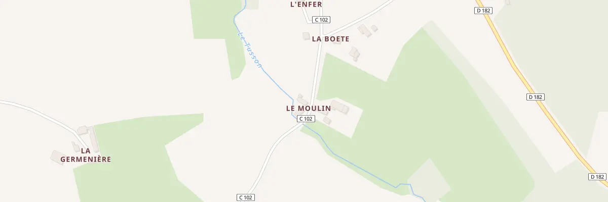 Plan du 5008 Le Moulin à Cogners
