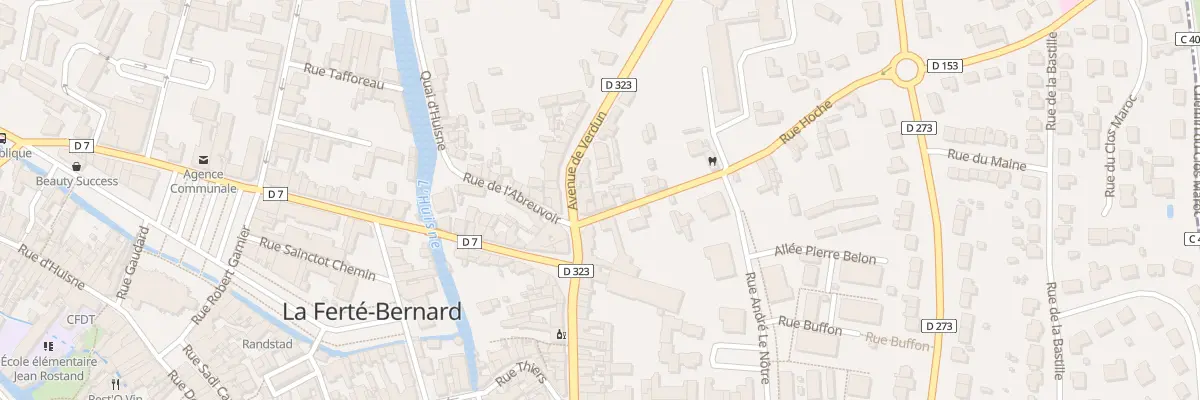 Plan du 5 Rue Hoche à La Ferté-Bernard
