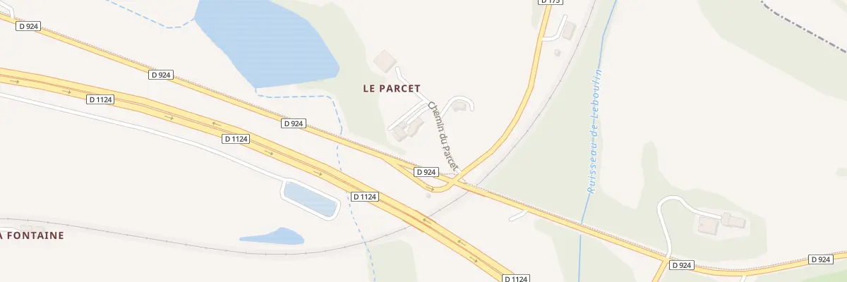Plan du 5043 Au Parcet à Leboulin