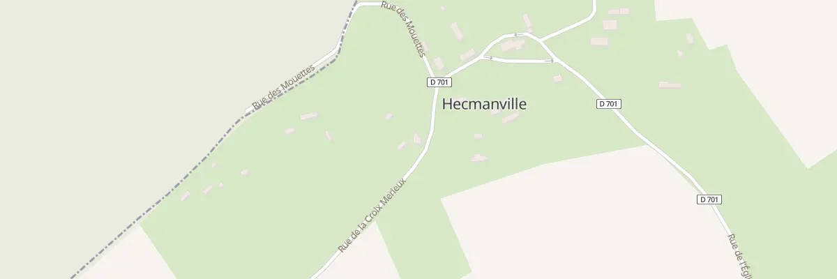 Plan du 2 Rue de la Croix Merieux à Hecmanville