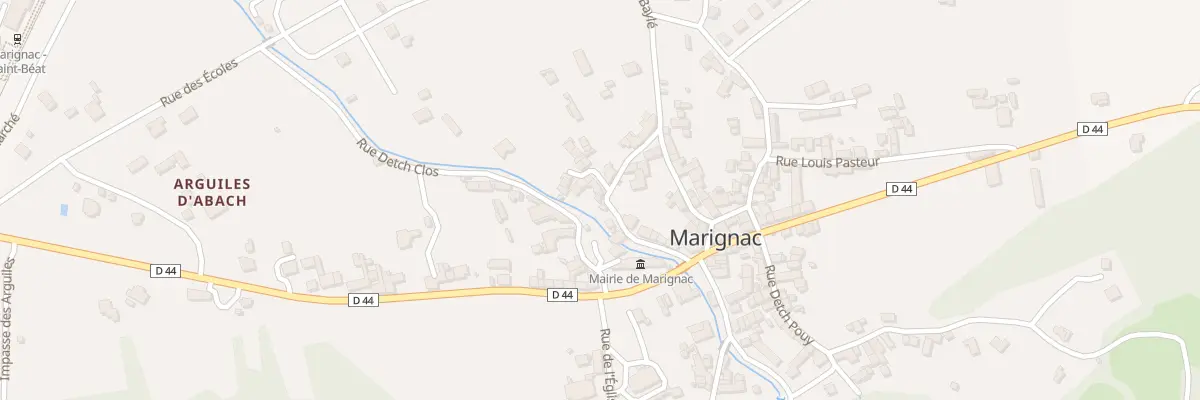 Plan du 1 Rue des Moulins à Marignac