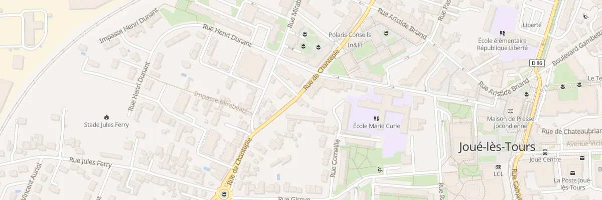 Plan du 104 Rue de Chantepie à Joué-lès-Tours