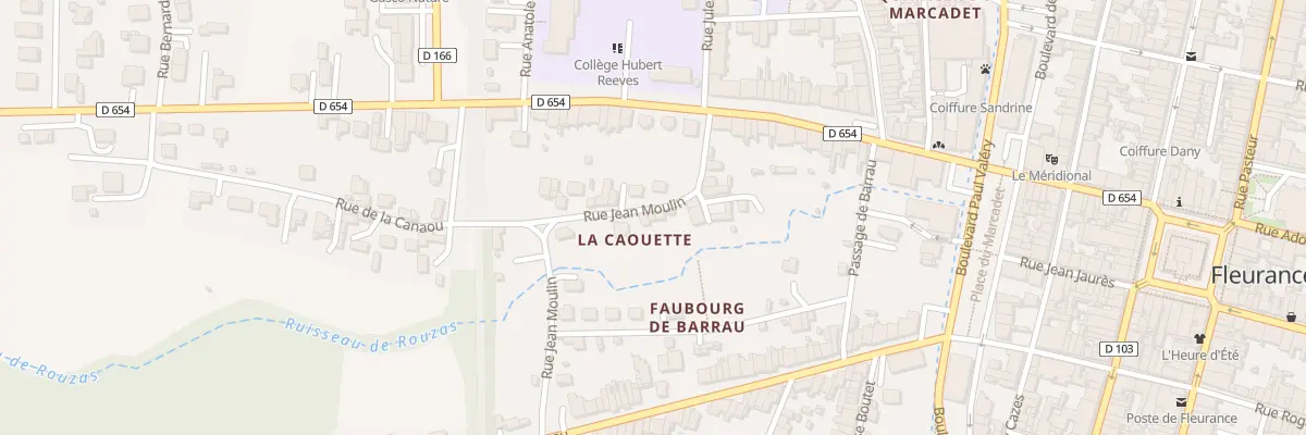 Plan du 15 Rue Jean Moulin à Fleurance