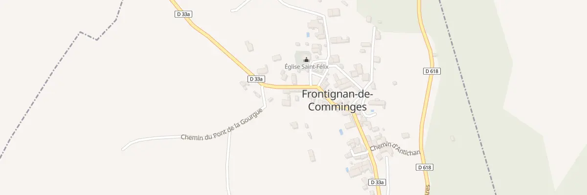 Plan du 6 Rte Principale à Frontignan-de-Comminges