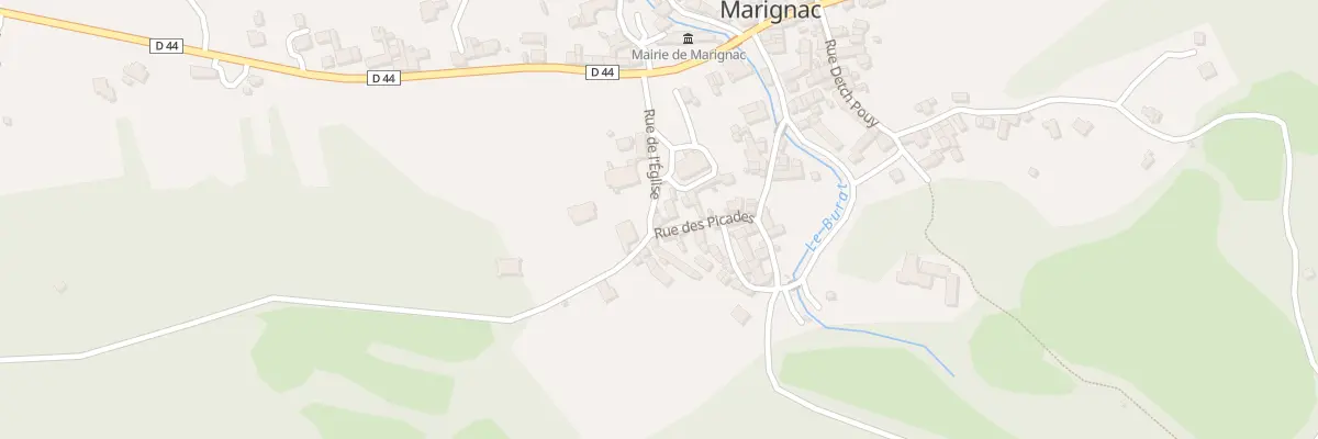 Plan du 3 Rue de l’Eglise à Marignac