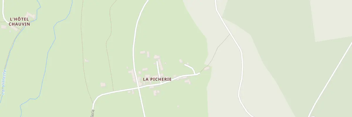 Plan du 5019 La Picherie à La Chapelle-Montligeon