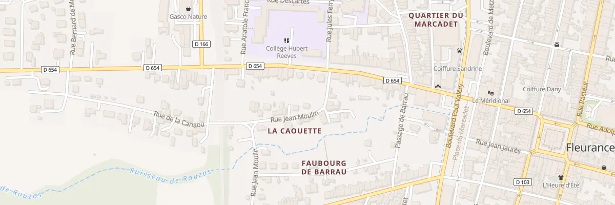 Plan du 2 Rue Jean Moulin à Fleurance