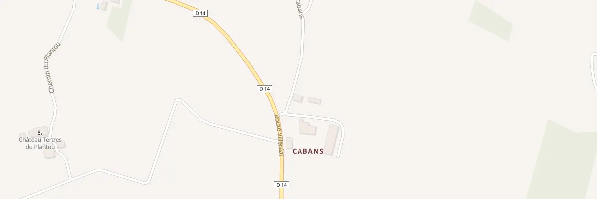 Plan du 5000 Cabans à Boisse