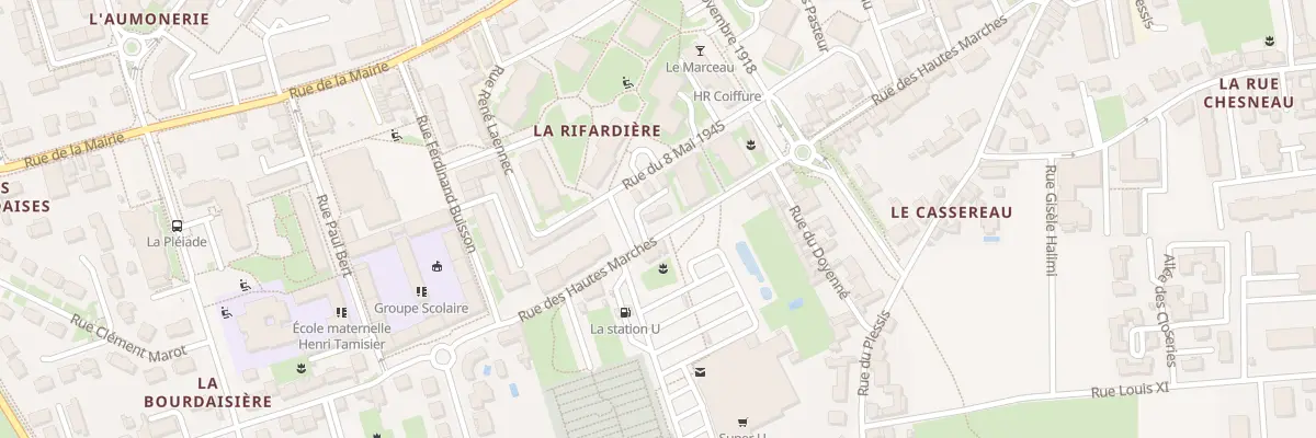 Plan du 37 Rue des Hautes Marches à La Riche