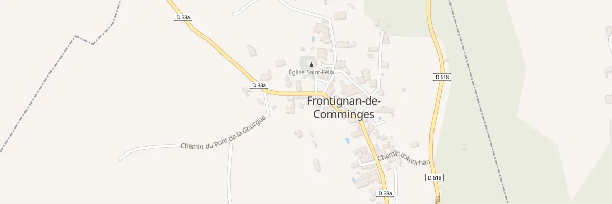 Plan du 8 Rte Principale à Frontignan-de-Comminges