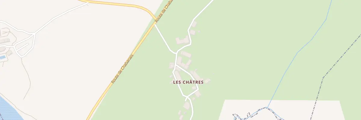Plan du 5139 Les Chatres à Lésignac-Durand