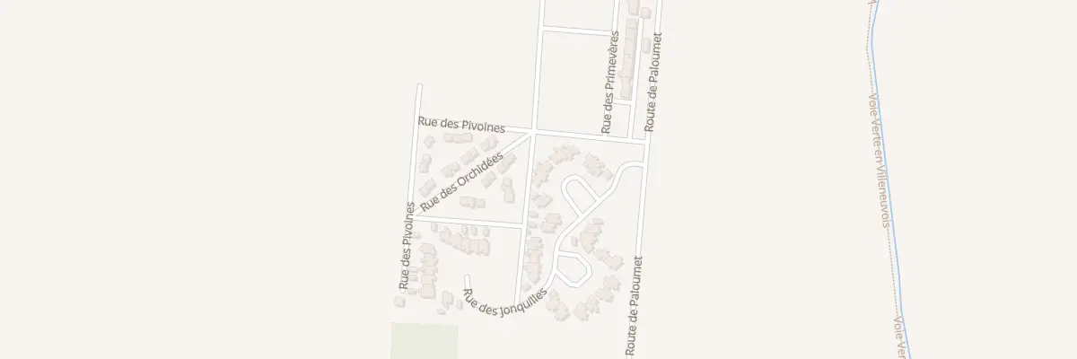 Plan du 12 Rue des Jonquilles à Bias