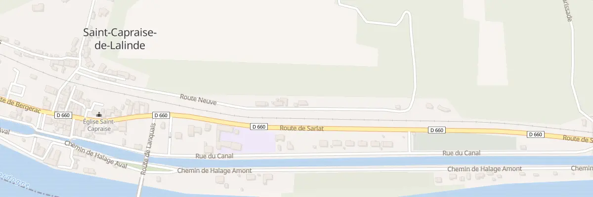 Plan du 11 Rte Neuve à Saint-Capraise-de-Lalinde