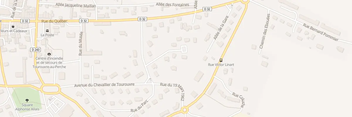 Plan du 5 Rue Robert Guerrier à Tourouvre au Perche