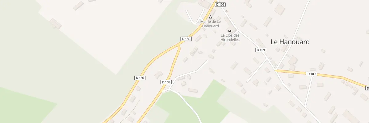 Plan du 1 Rte de Cleuville au Hanouard