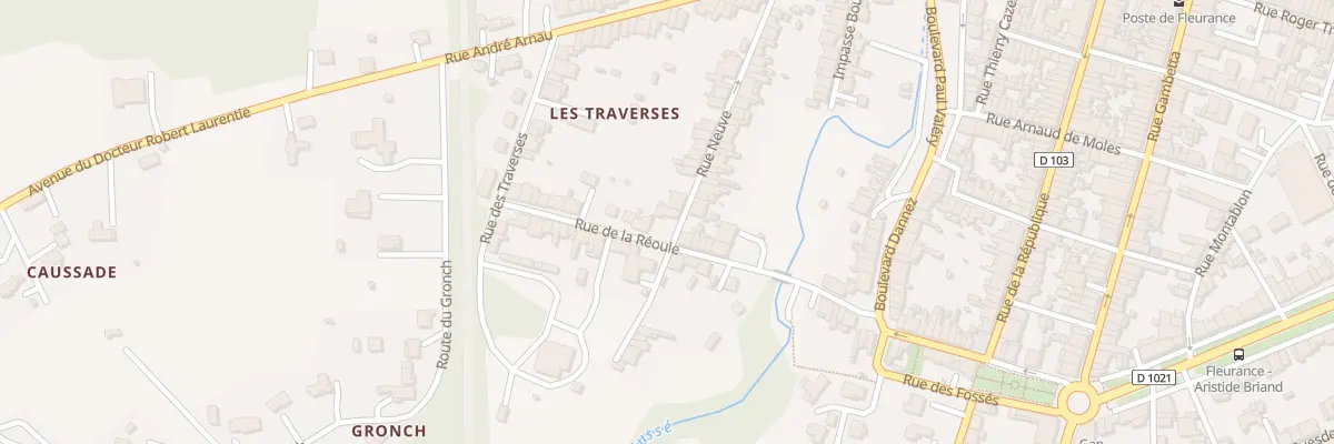 Plan du 3 Rue Neuve à Fleurance
