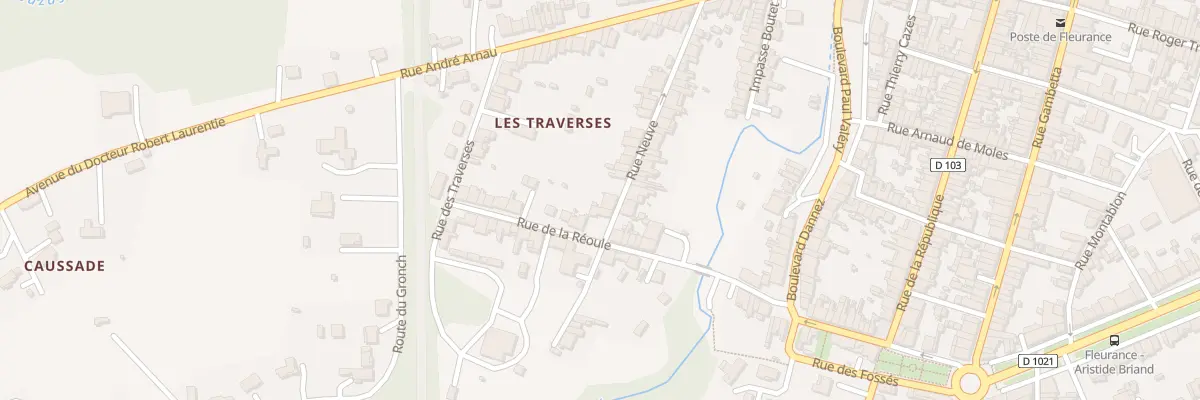 Plan du 5 Rue Neuve à Fleurance