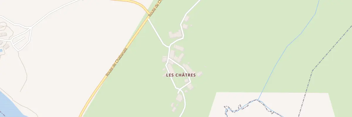 Plan du 5140 Les Chatres à Lésignac-Durand