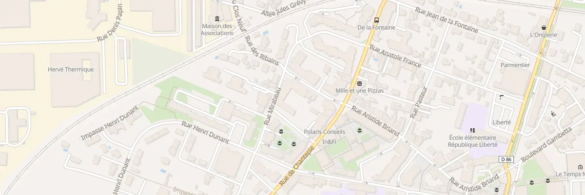 Plan du 16 Rue des Ribains à Joué-lès-Tours