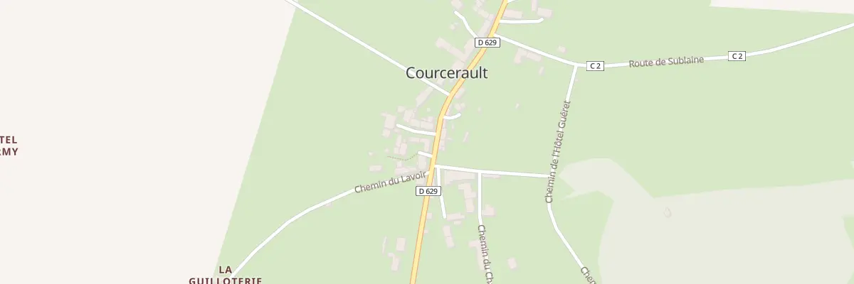 Plan du 31 Rte du Moulin de la Vove à Cour-Maugis sur Huisne