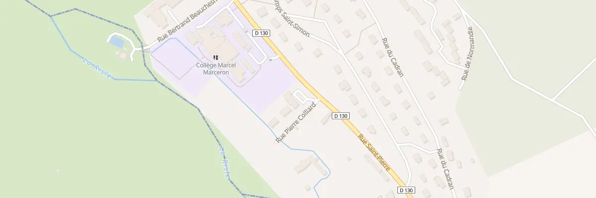 Plan du 68 Rue Saint Pierre à Montfort-sur-Risle