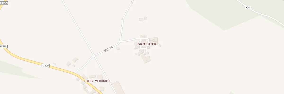 Plan du 164 Grolhier à Saint-Martial-de-Valette