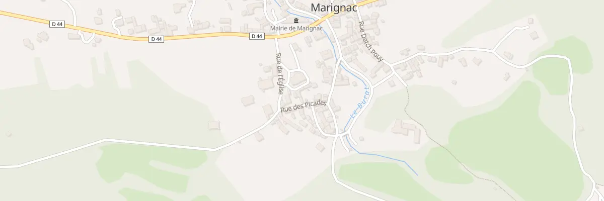 Plan du 1 Rue des Picades à Marignac