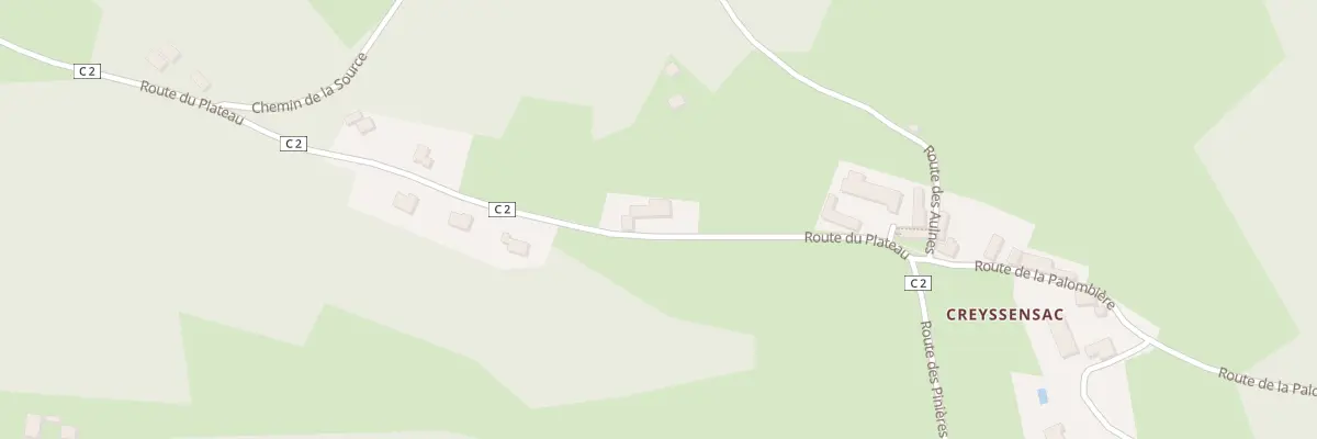 Plan du 210 Rte du Plateau à Creyssensac-et-Pissot