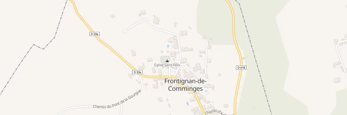 Plan du 7 Chem de l’Eglise à Frontignan-de-Comminges