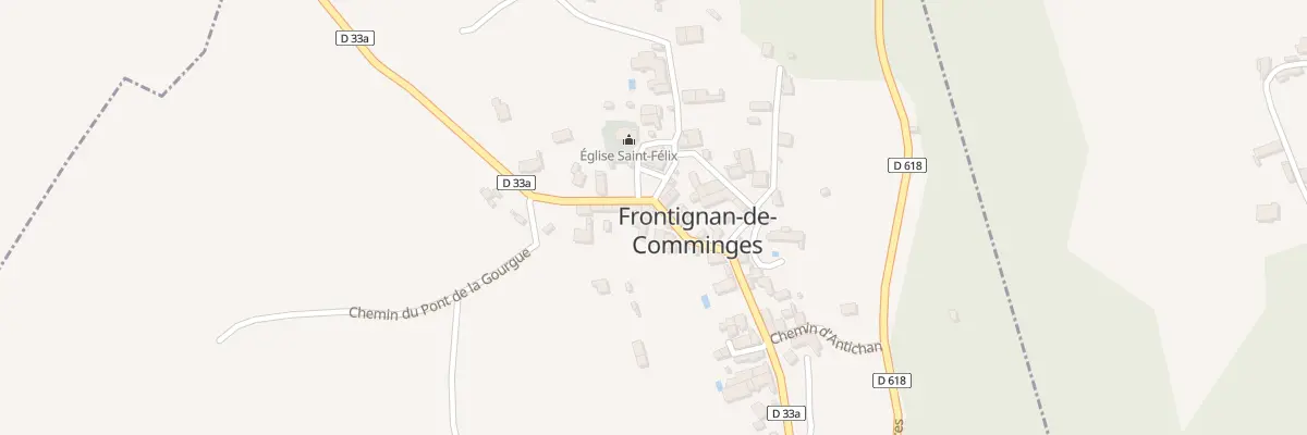 Plan du 47 Le Village à Frontignan-de-Comminges