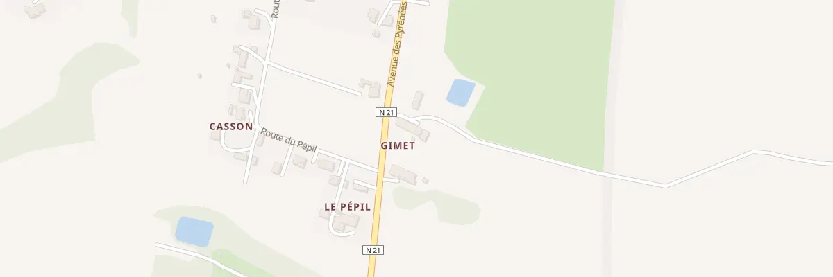 Plan du 1107 Av des PYRÉNÉES à Layrac