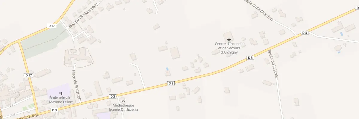Plan du 7 Av des Acadiens à Archigny