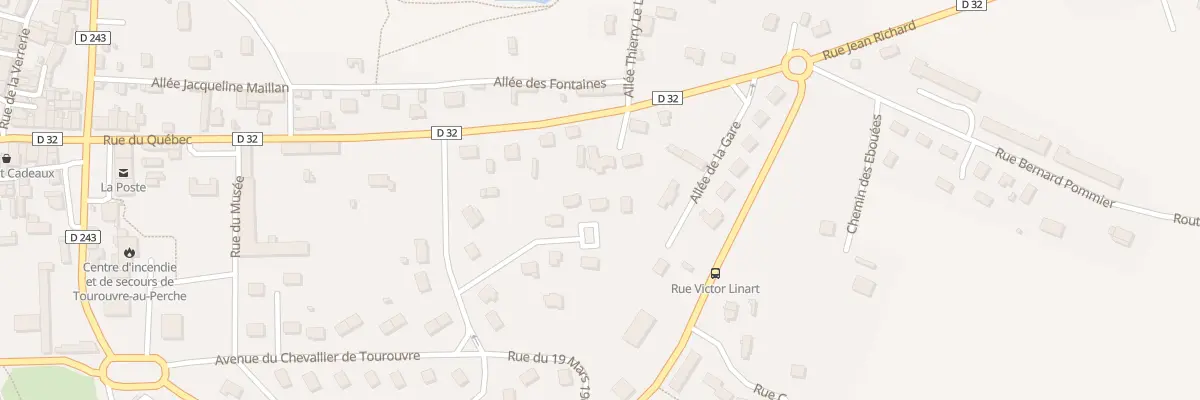 Plan du 8 Rue Robert Guerrier à Tourouvre au Perche