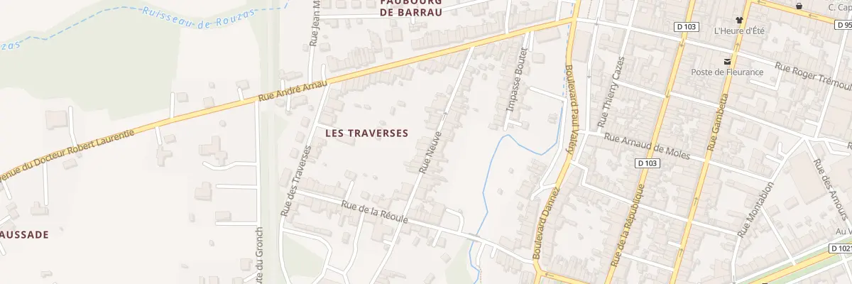 Plan du 19 Rue Neuve à Fleurance